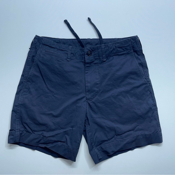 Buck Mason Other - Buck Mason Deck Shorts Mens Size 30 Blue Cotton Spandex 7” Inseam Drawstring